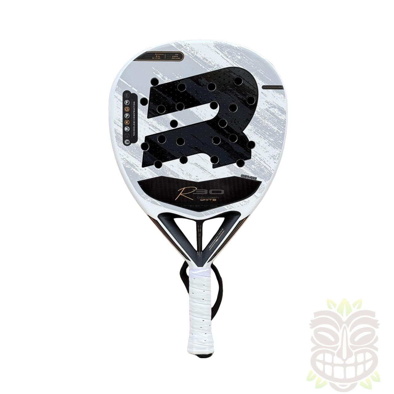 Racchetta Da Padel Cuatro TRIUMPH 2025 - Forma A Goccia, Carbonio 3K, Peso 355-375 G, Per Giocatori Medi/Esperti