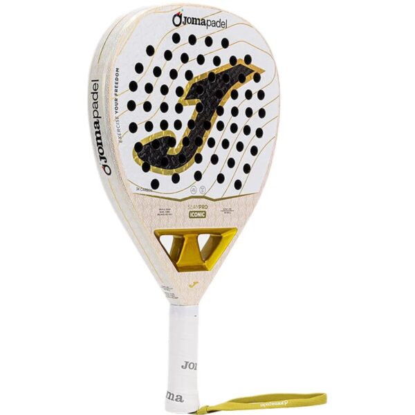 img_3896 Joma Slam Iconic Bianca 2026 - Racchetta Padel Goccia (Eleganza Pura e Versatilità Totale)