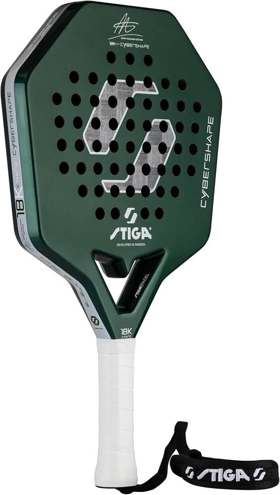 img_1982 STIGA Cybershape 18K Hard - Racchetta Padel Diamante (Adam Axelsson Edition | Potenza e Rigidità)