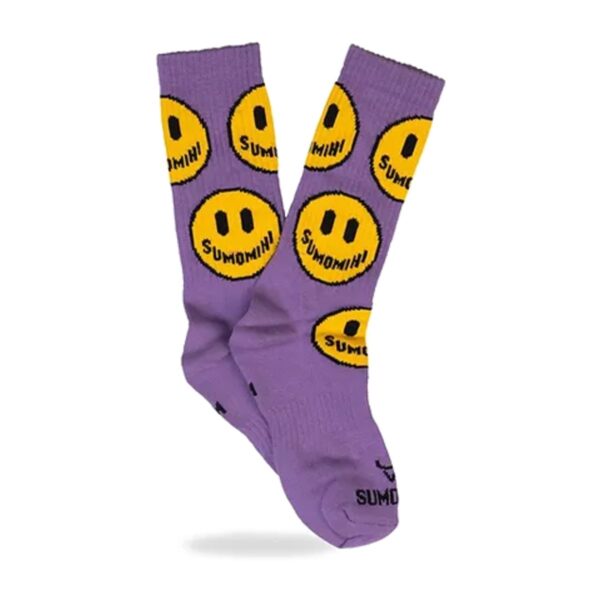 Smile Violet Socks - Sumomihi
